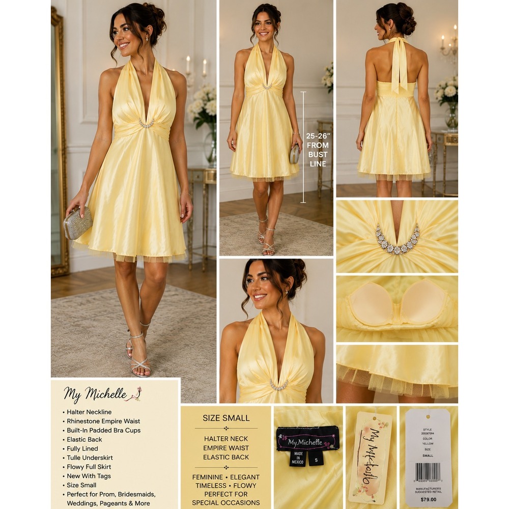 ✨ New with tags My Michelle formal gown.